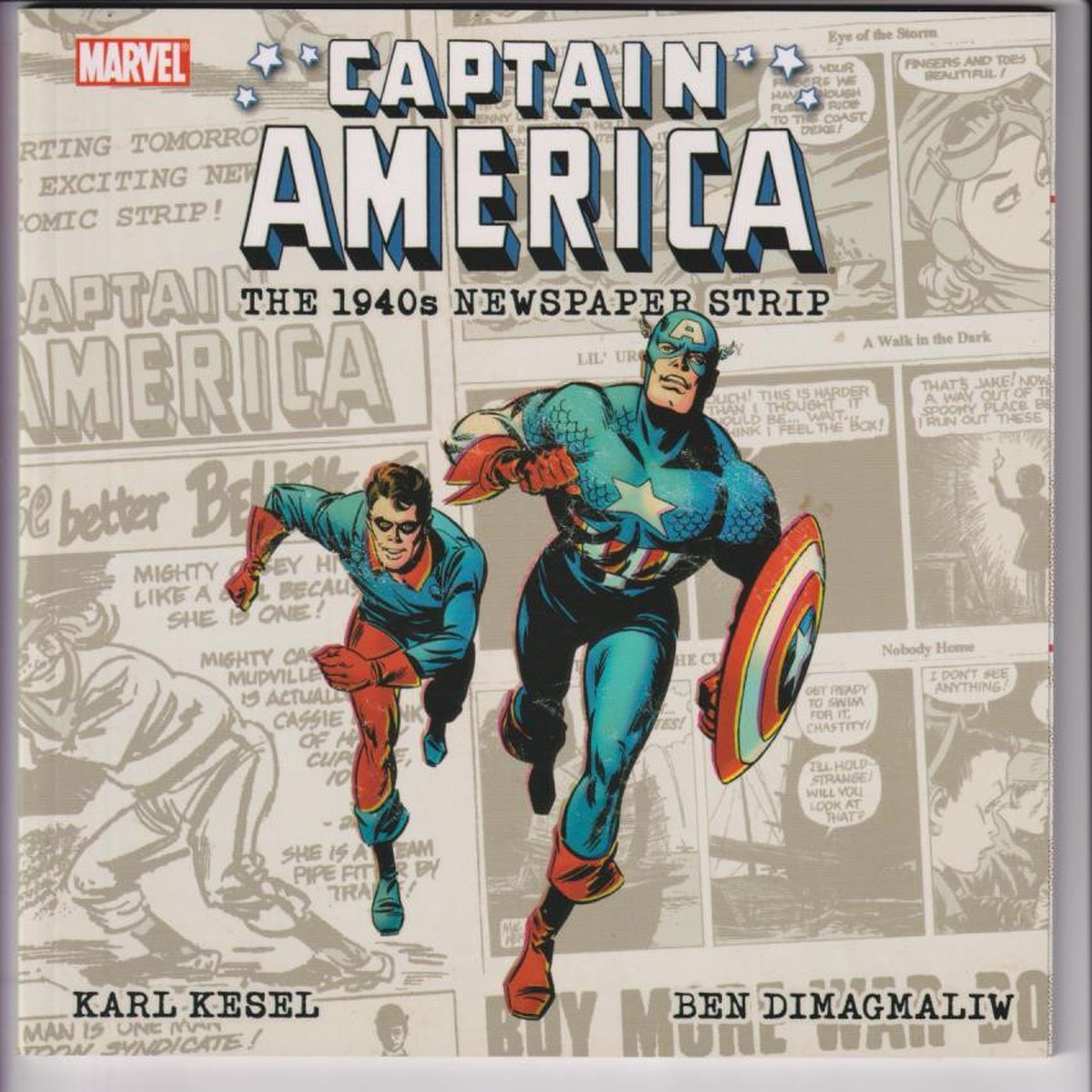 CAPTAIN AMERICA 1940S NEWSPAPER STRIP TP "NEW UNREAD"
