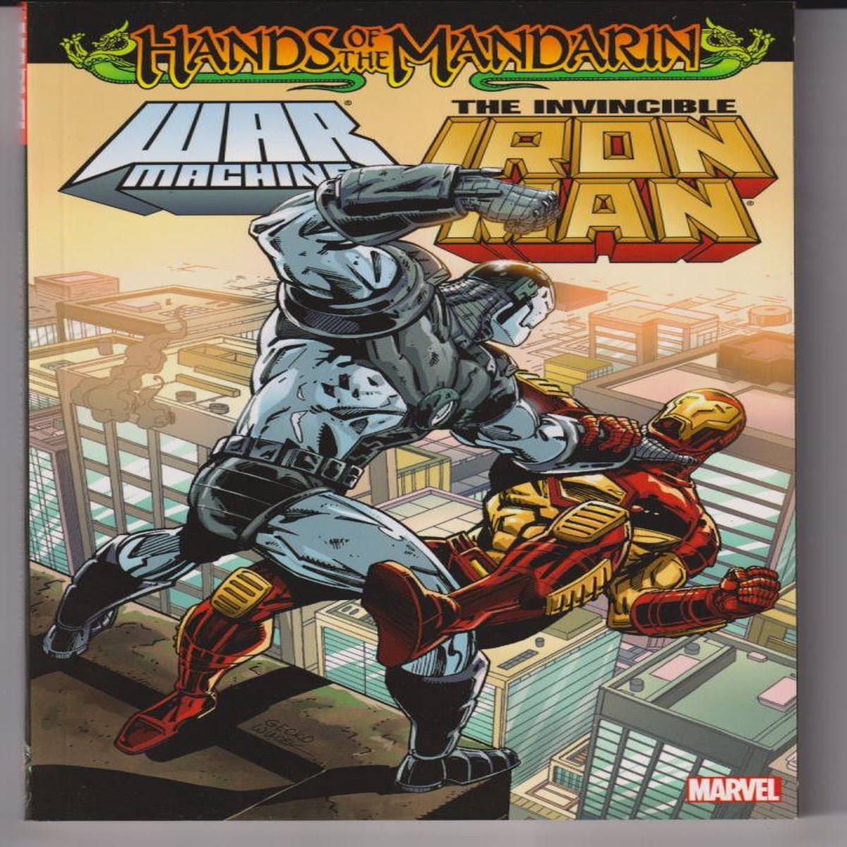 IRON MAN WAR MACHINE TP HANDS OF MANDARIN "NEW UNREAD"