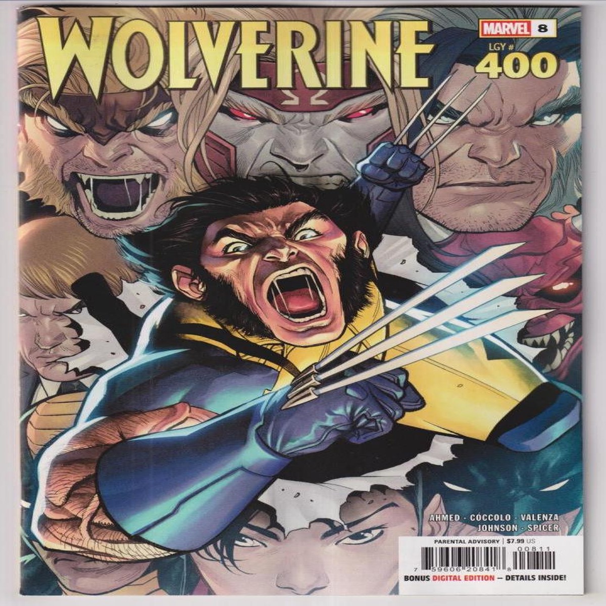 WOLVERINE (2024) #08 (MARVEL 2025) "NEW UNREAD"