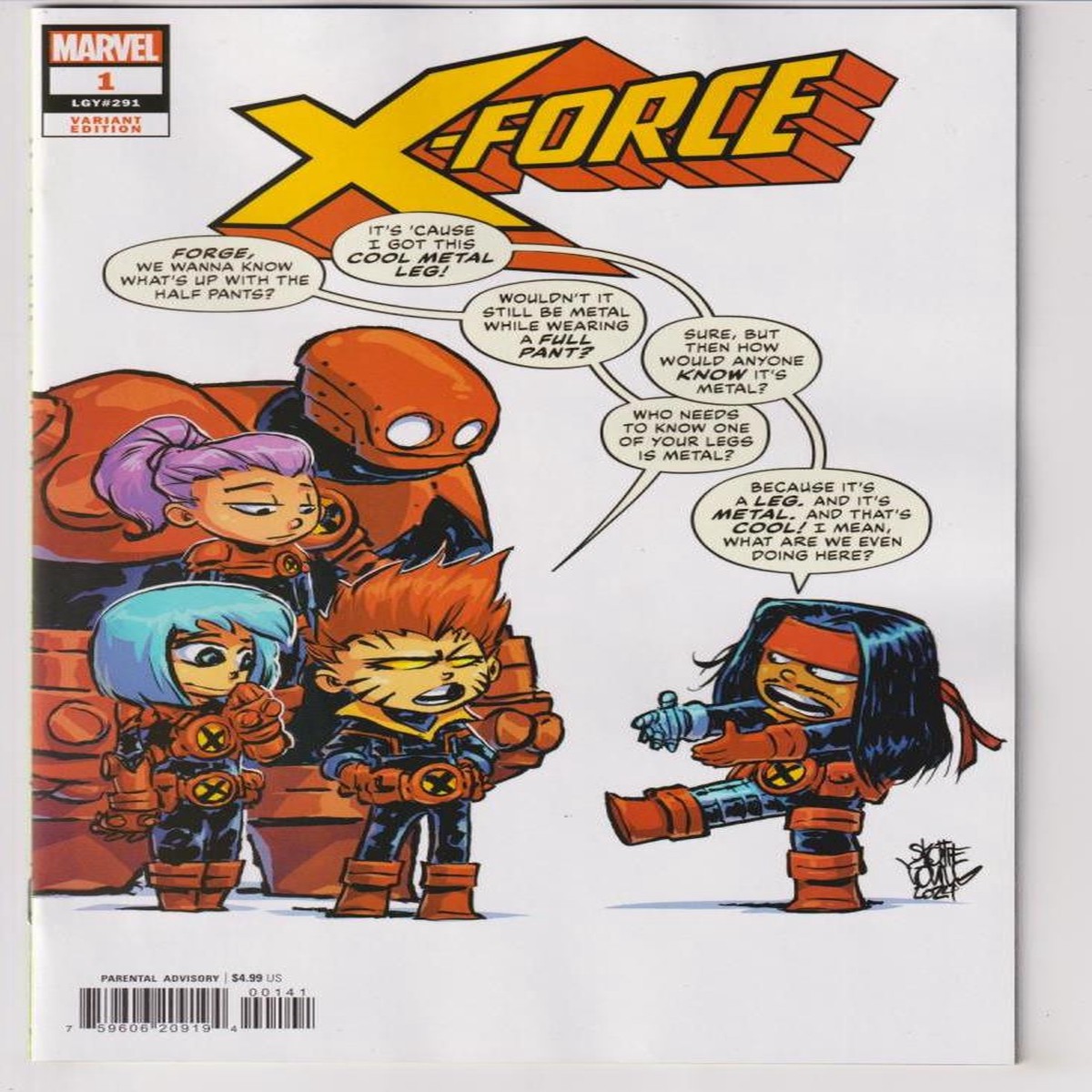 X-FORCE (2024) #1 SKOTTIE YOUNG VAR (MARVEL 2024) "NEW UNREAD"