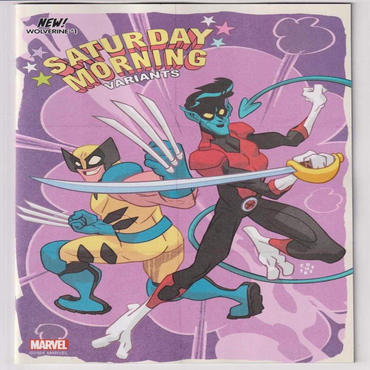 WOLVERINE (2024) #01 WOLVERINE #1 SATURDAY MORNING VAR (MARVEL 2024) "NEW UNREAD"