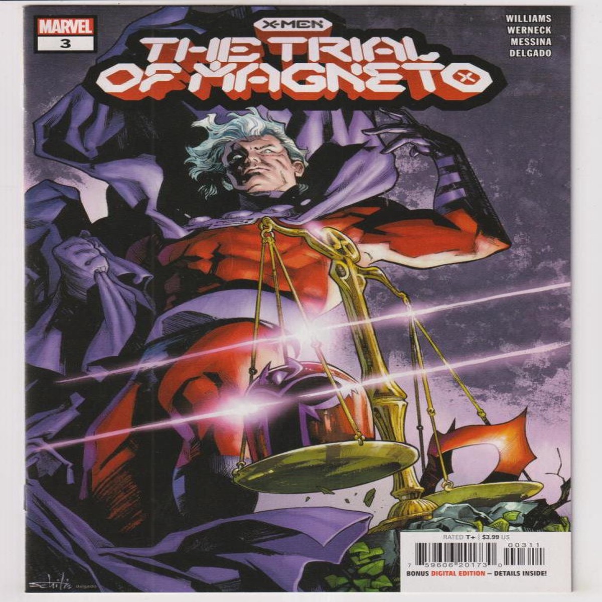X-MEN TRIAL OF MAGNETO #3 (OF 5) (MARVEL 2021) "NEW UNREAD" C2