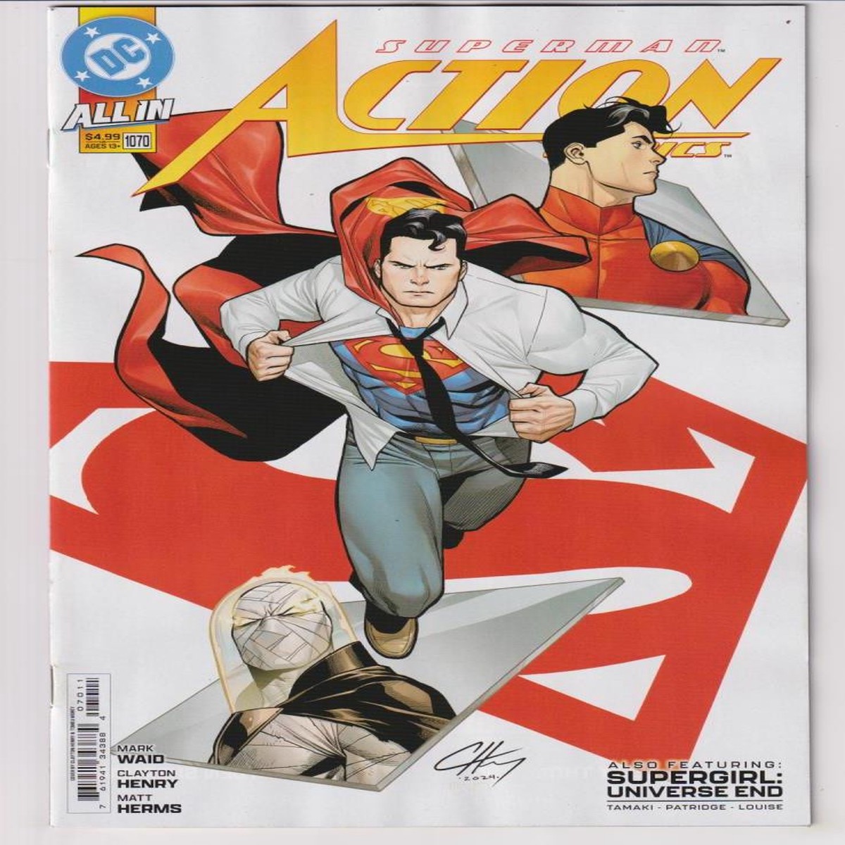 ACTION COMICS #1070 (DC 2024) "NEW UNREAD"
