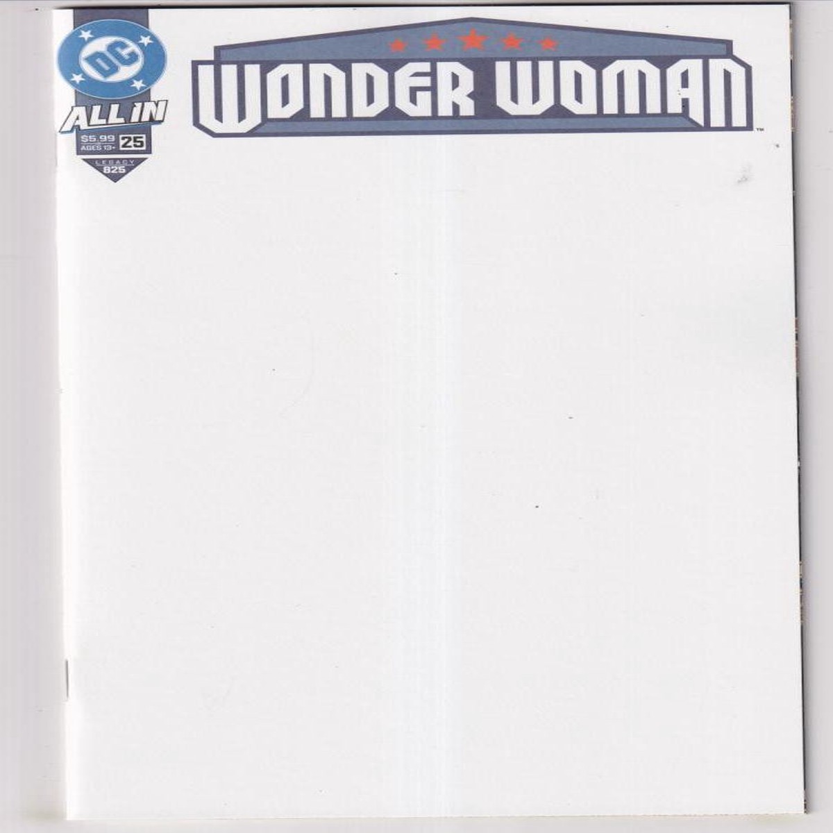 WONDER WOMAN (2023) #25 CVR F (DC 2025) "NEW UNREAD"