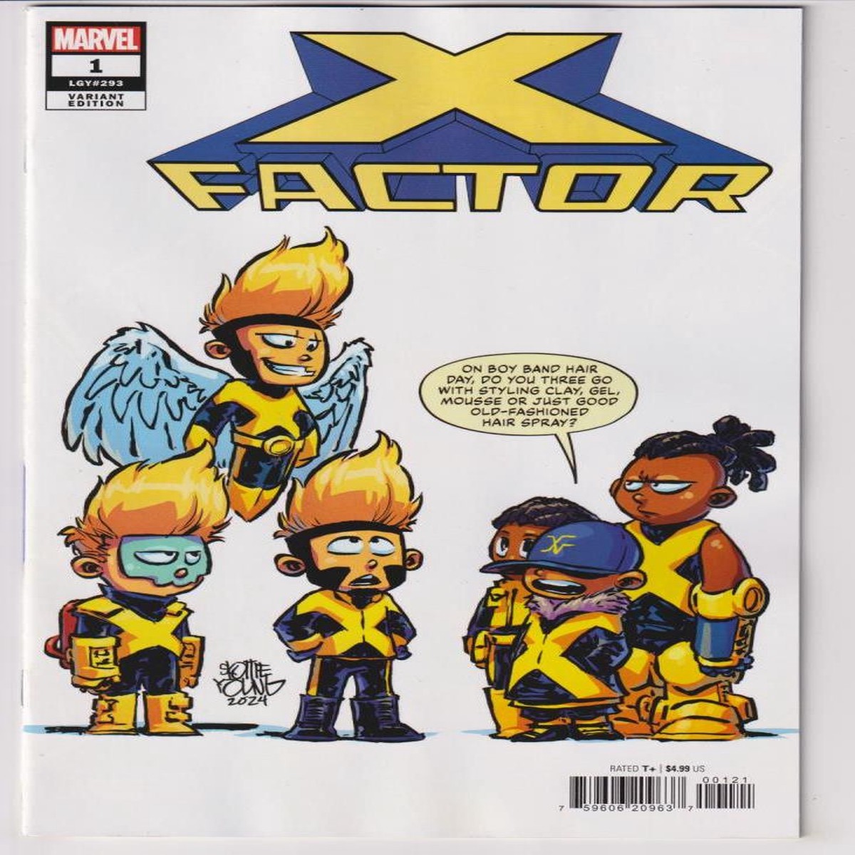 X-FACTOR (2024) #1 SKOTTIE YOUNG VAR (MARVEL 2024) "NEW UNREAD"