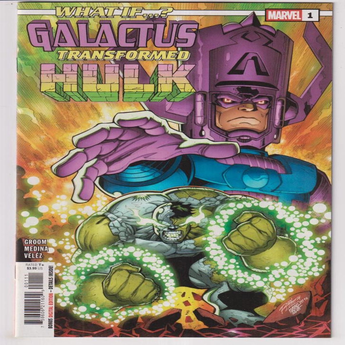 WHAT IF GALACTUS TRANSFORMED HULK #1 (MARVEL 2025) "NEW UNREAD" C2