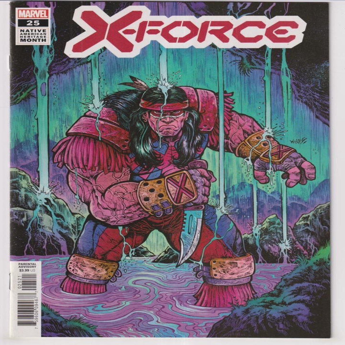 X-FORCE (2019) #25 WOLF NAHM VAR (MARVEL 2021) C4 "NEW UNREAD"