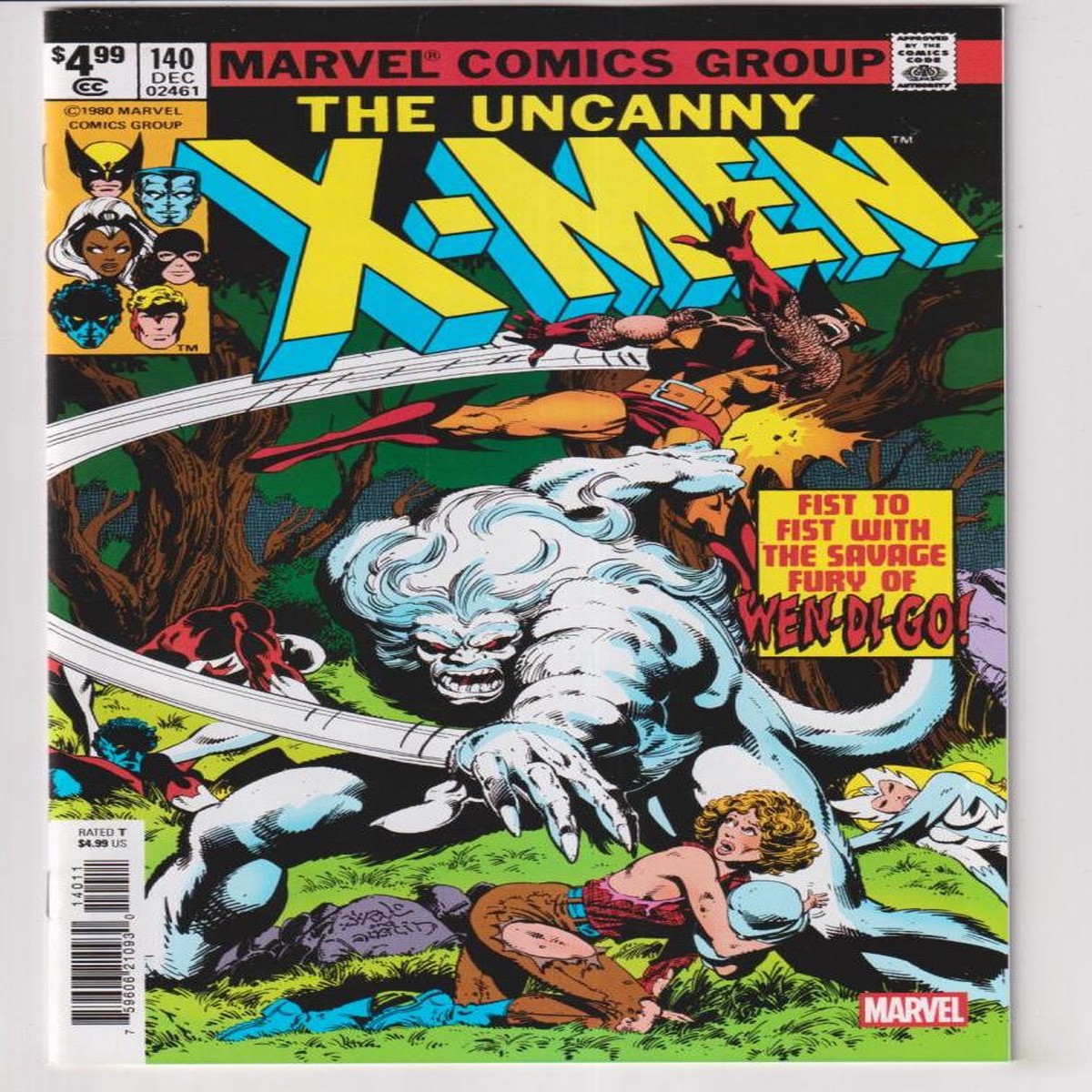 X-MEN/UNCANNY X-MEN #140 FACSIMILE EDITION (MARVEL 2025) "NEW UNREAD"