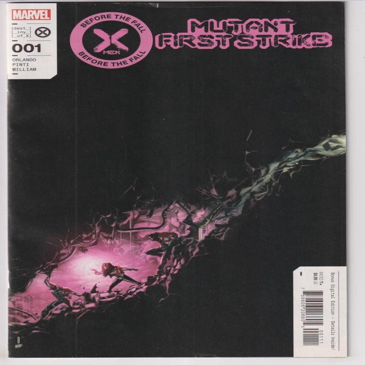 X-MEN BEFORE FALL MUTANTS FIRST STRIKE #1 (MARVEL 2023)