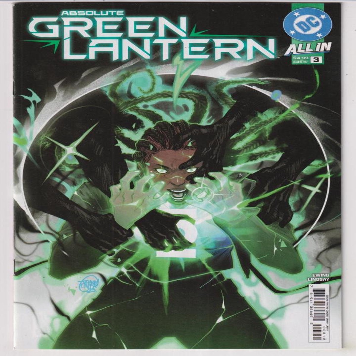 ABSOLUTE GREEN LANTERN #03 SECOND PRINT (DC 2026) "NEW UNREAD" C4
