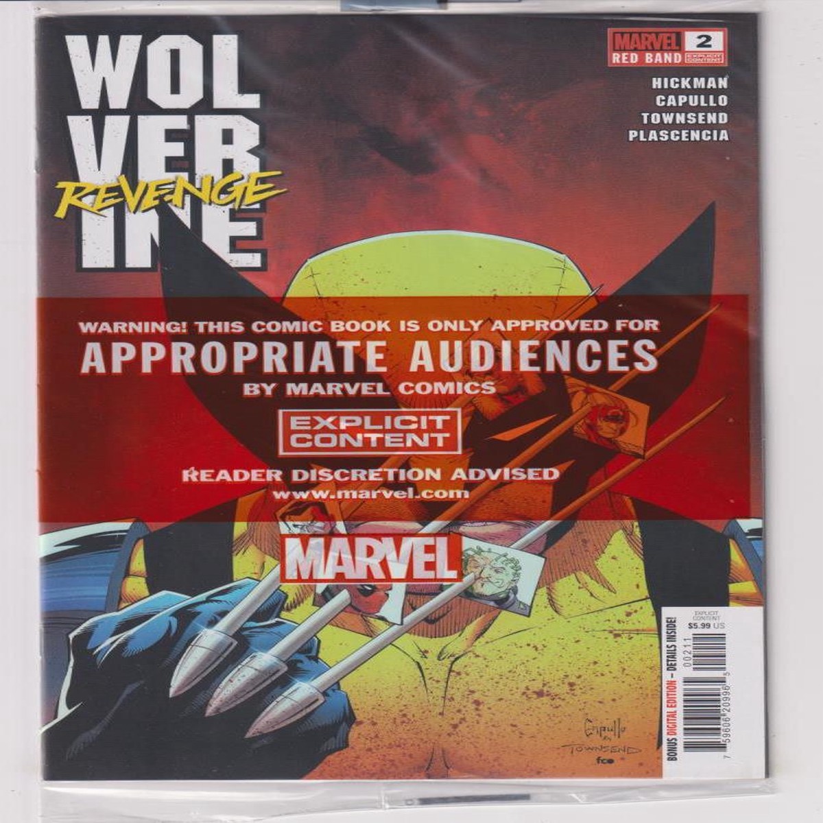 WOLVERINE REVENGE #2 (OF 5) RED BAND (MARVEL 2024) "NEW UNREAD"