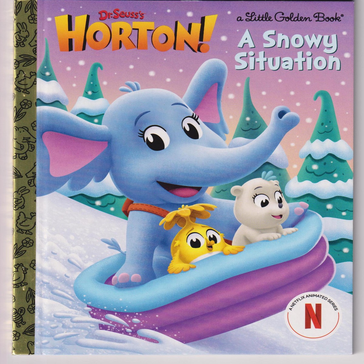 A Snowy Situation (Dr. Seuss's Horton!) Little Golden Book "NEW UNREAD"