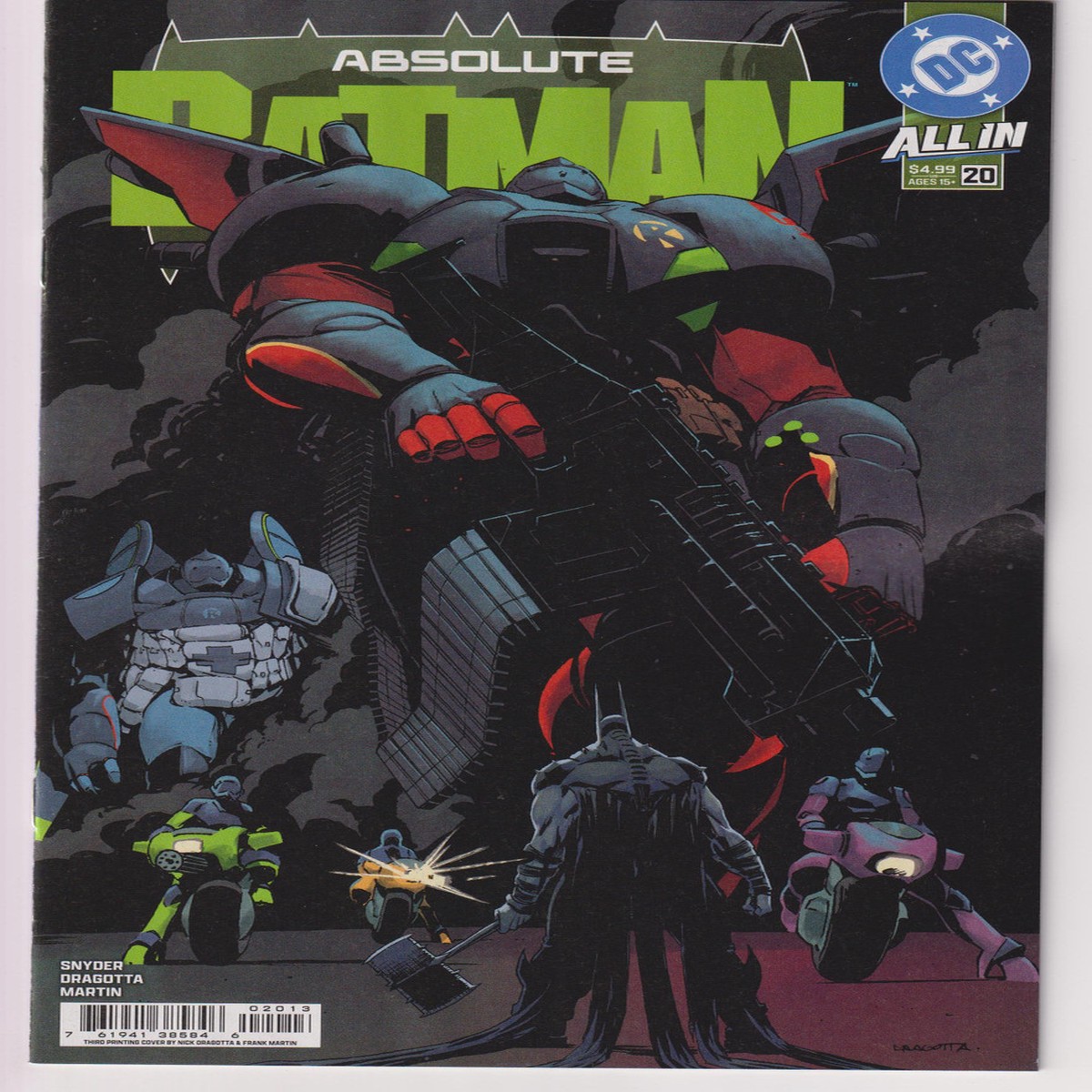 ABSOLUTE BATMAN #20 Third Printing (DC 2026) "NEW UNREAD"