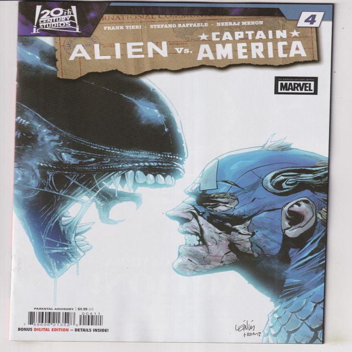 ALIEN VS CAPTAIN AMERICA #4 (MARVEL 2026) "NEW UNREAD"