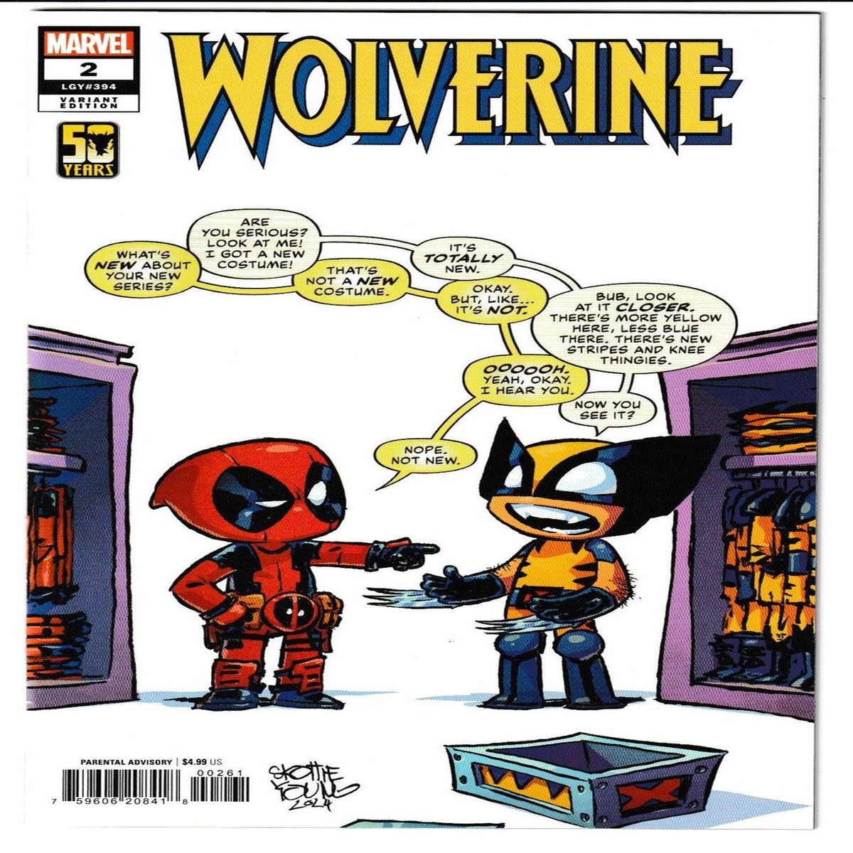 WOLVERINE (2024) #02 SKOTTIE YOUNG VAR (MARVEL 2024) "NEW UNREAD" C2