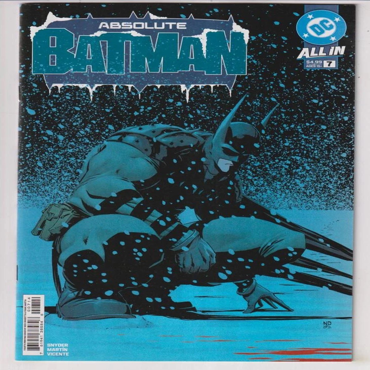 ABSOLUTE BATMAN #07 Fourth Printing (DC 2025) "NEW UNREAD" C4