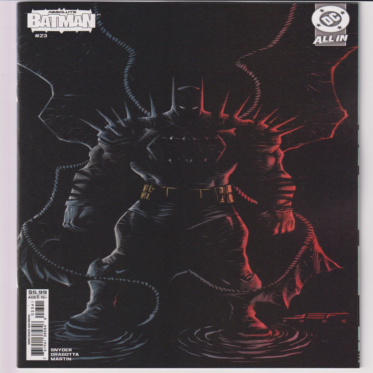 ABSOLUTE BATMAN #23 CVR D (DC 2026) "NEW UNREAD"