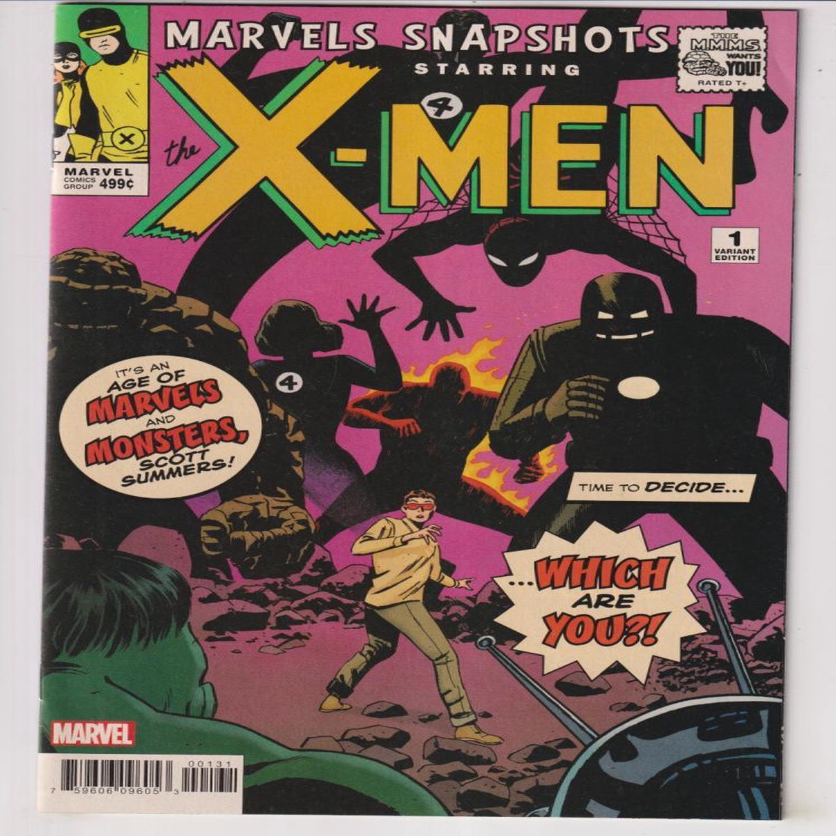 X-MEN MARVELS SNAPSHOTS #1 VAR (MARVEL 2020) "NEW UNREAD"