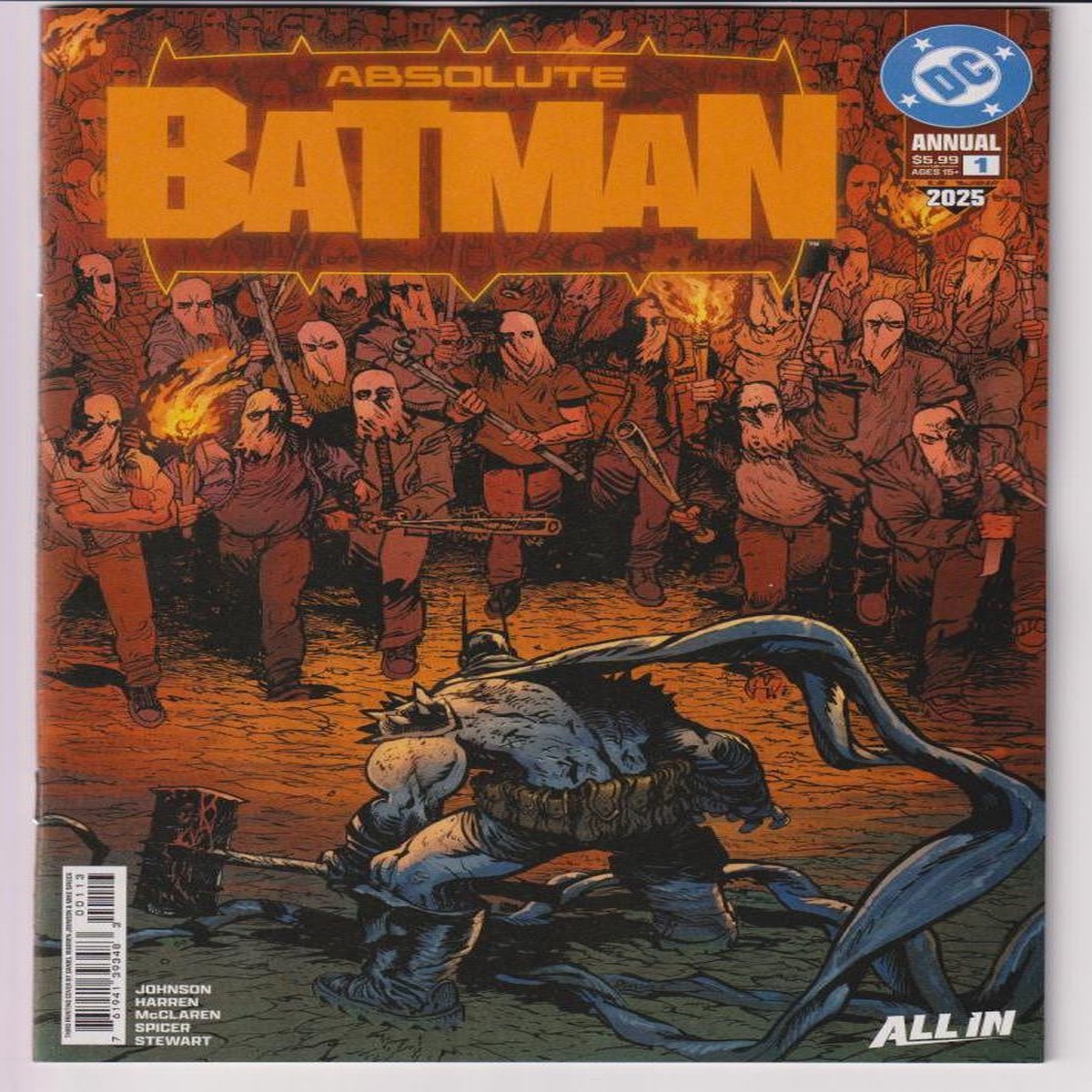 ABSOLUTE BATMAN 2025 ANNUAL #1 Third Printing Cvr A (DC 2026) "NEW UNREAD"