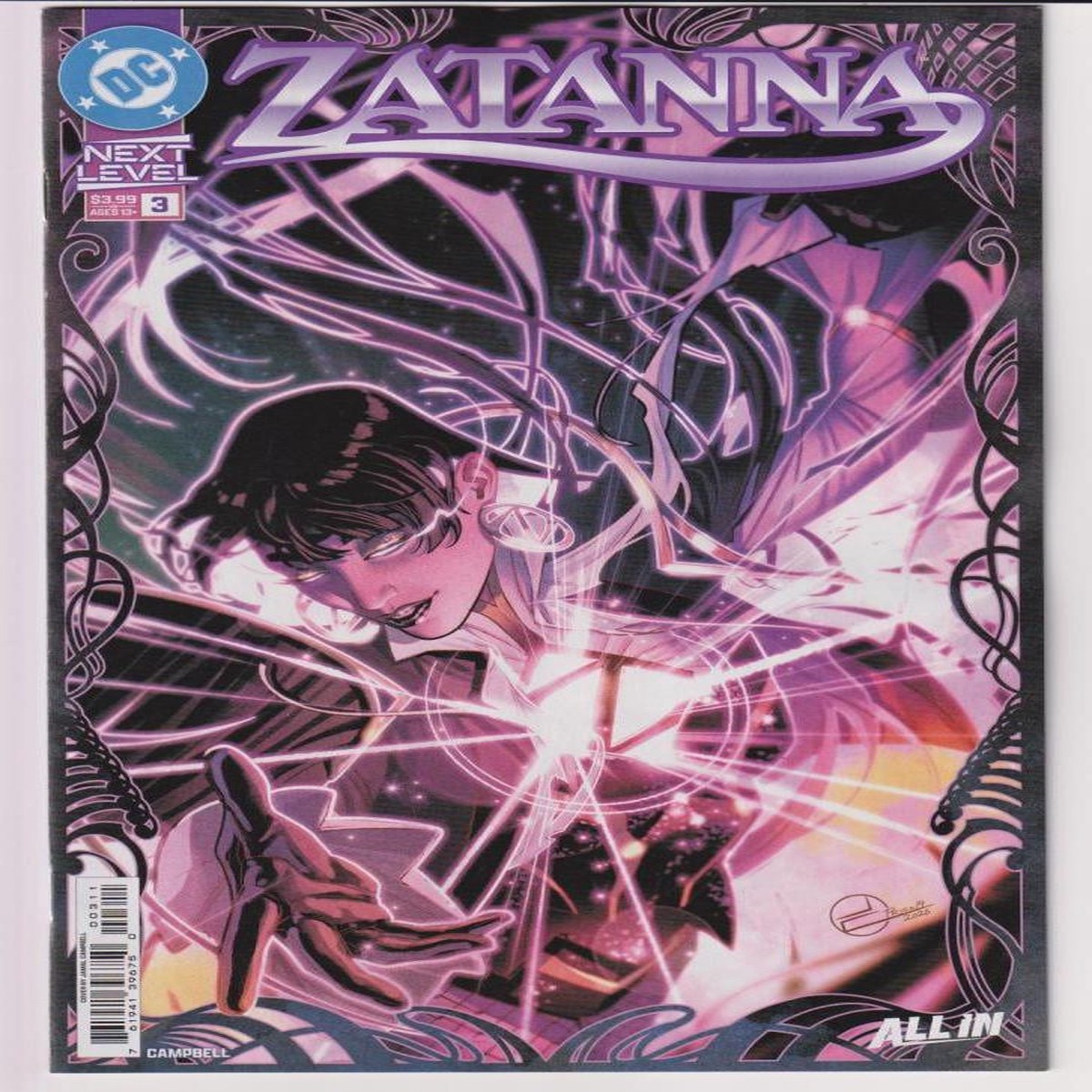 ZATANNA (2026) #3 CVR A (DC 2026) "NEW UNREAD"