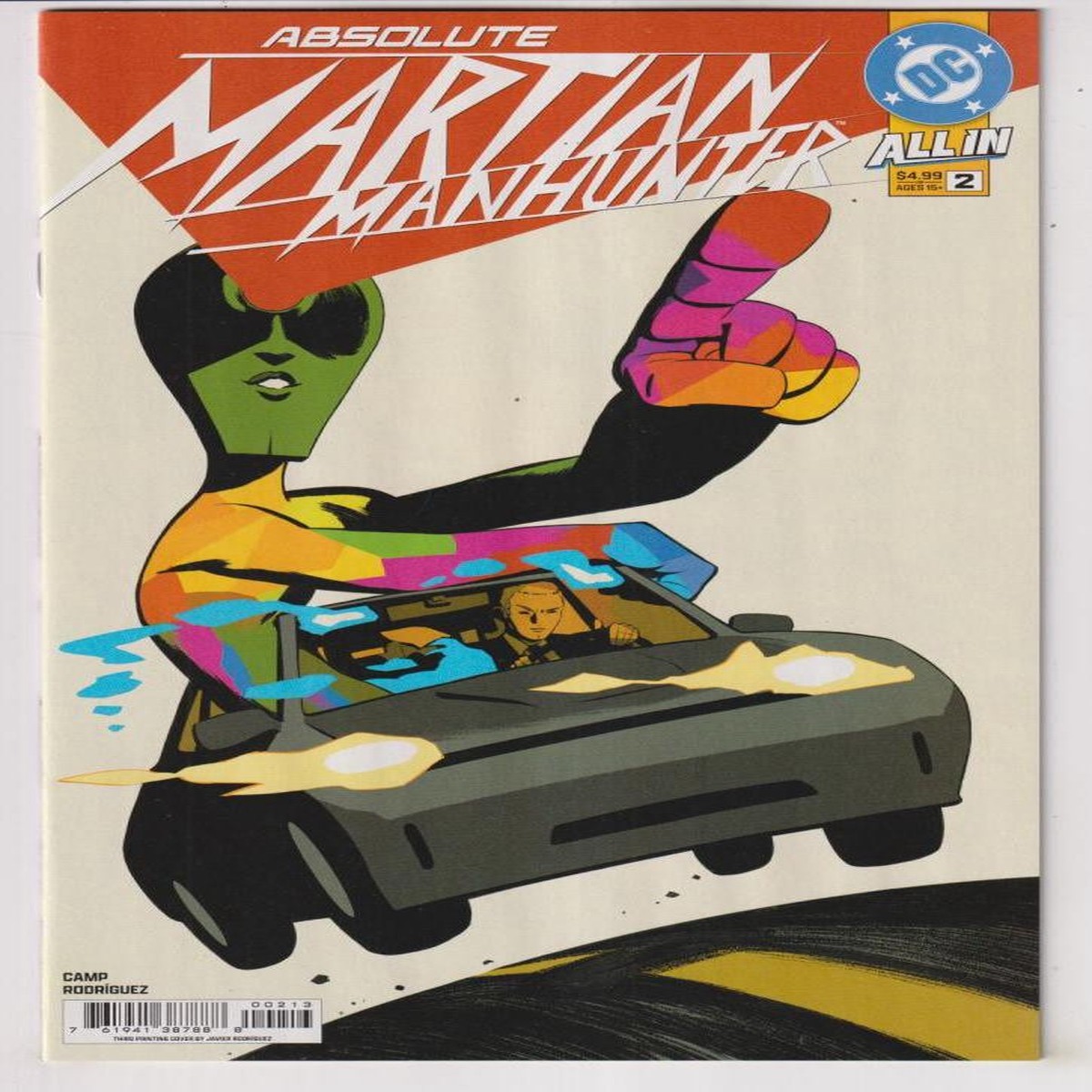 ABSOLUTE MARTIAN MANHUNTER #02 Third Printing (DC 2026) "NEW UNREAD" C2