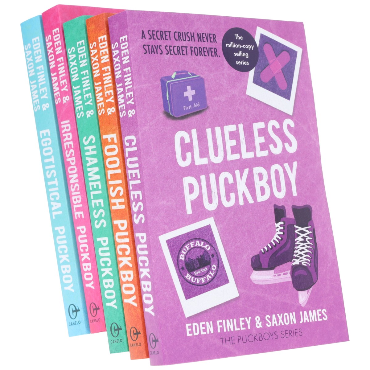 The Puckboys Series (Book 1-5) by Saxon James & Eden Finley 5 Books Collection Set - Fiction - Paperback