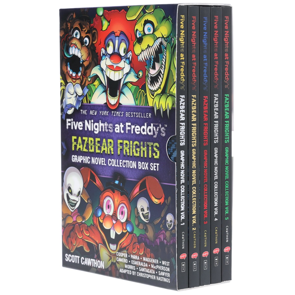 Five Nights at Freddy's: Fazbear Frights by Scott Cawthon 5 Graphic Novels Box Set - Ages 12+ - Paperback