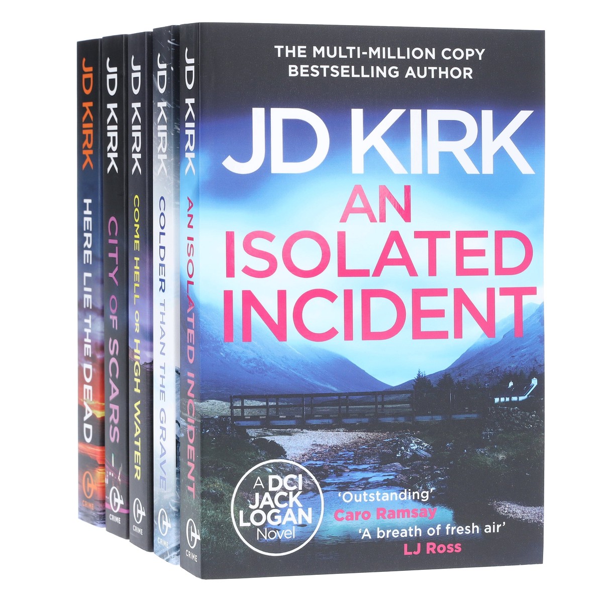 DCI Logan Crime Thrillers (Book 11-15) by JD Kirk 5 Books Collection Set - Fiction - Paperback