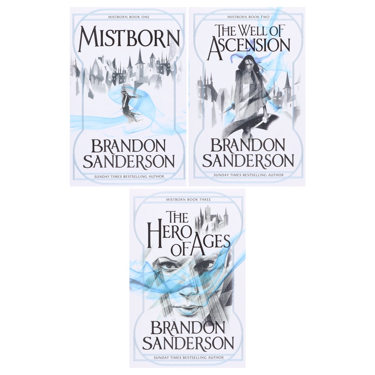 Mistborn by Brandon Sanderson: (Era One) 3 Books Collection Set - Fiction - Paperback