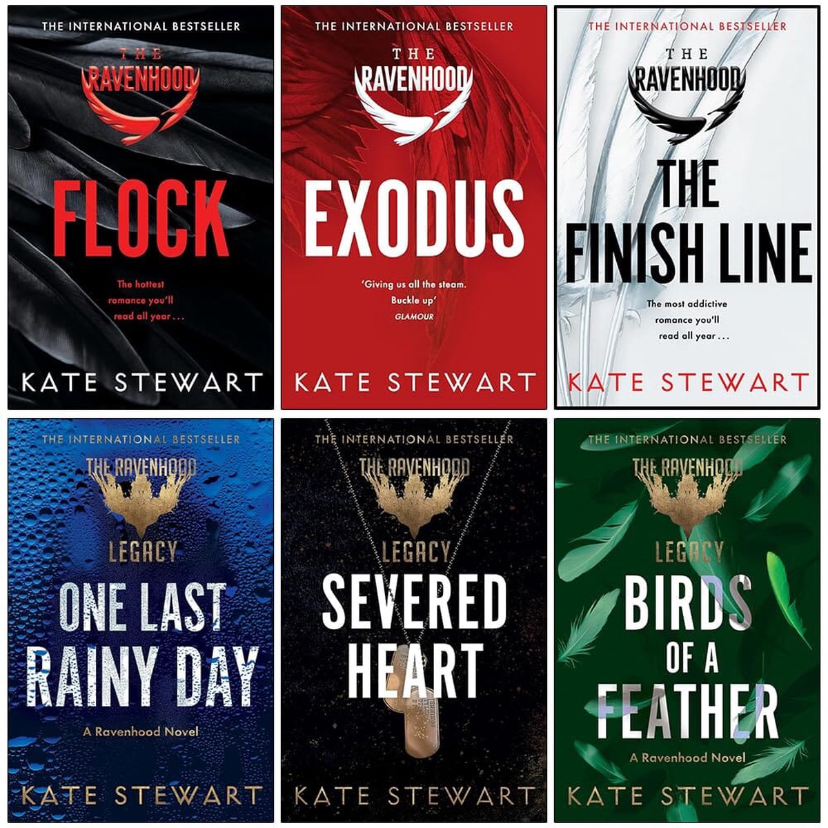 The Ravenhood and Legacy Series By Kate Stewart 6 Books Collection Set - Fiction - Paperback