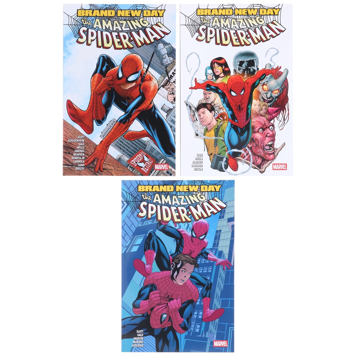 The Amazing Spider-Man: Brand New Day (Vol 1-3) 3 Graphic Novels Set - Ages 12+ - Paperback