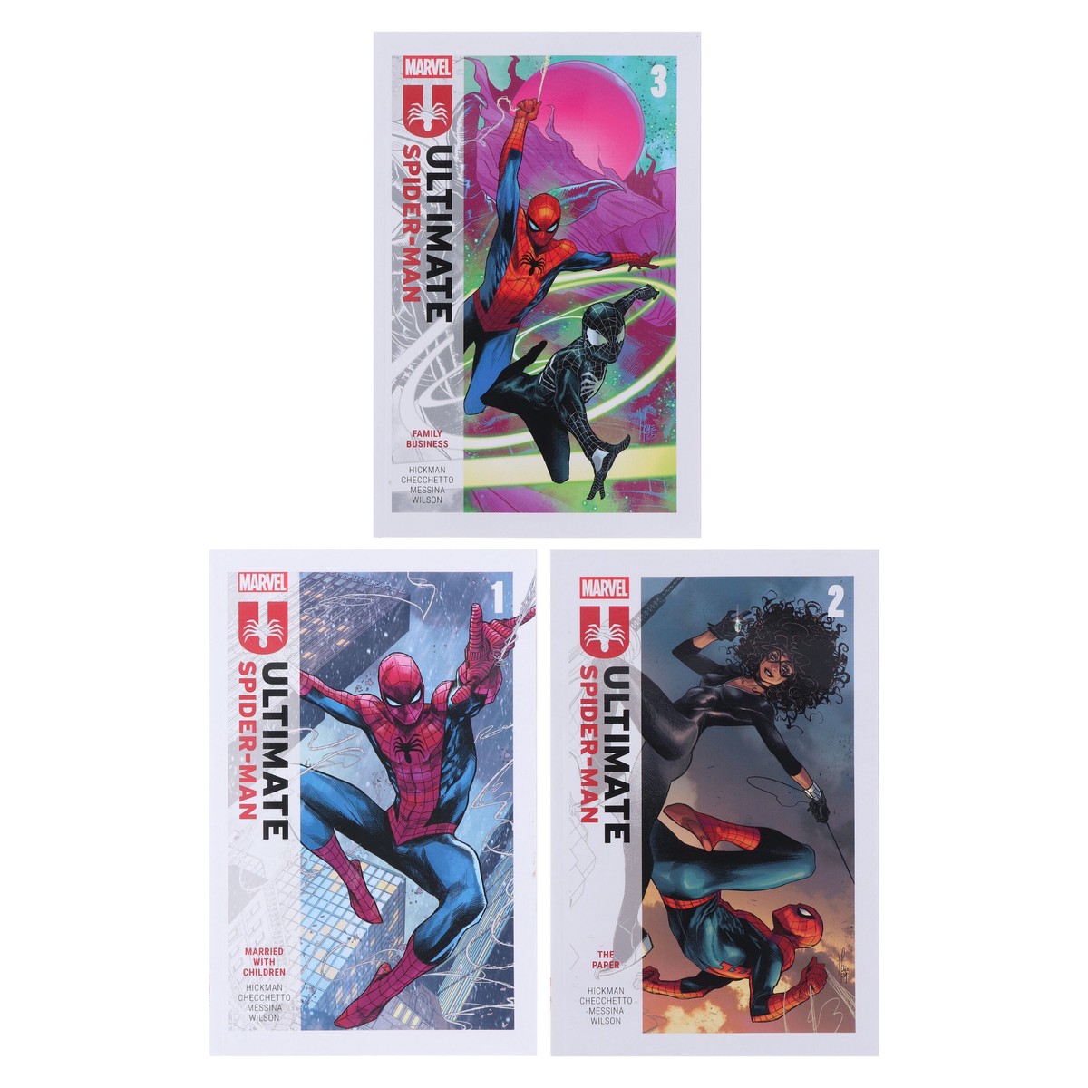 Ultimate Spider-Man by Jonathan Hickman (Vol 1-3) 3 Graphic Novels Set - Ages 12+ - Paperback