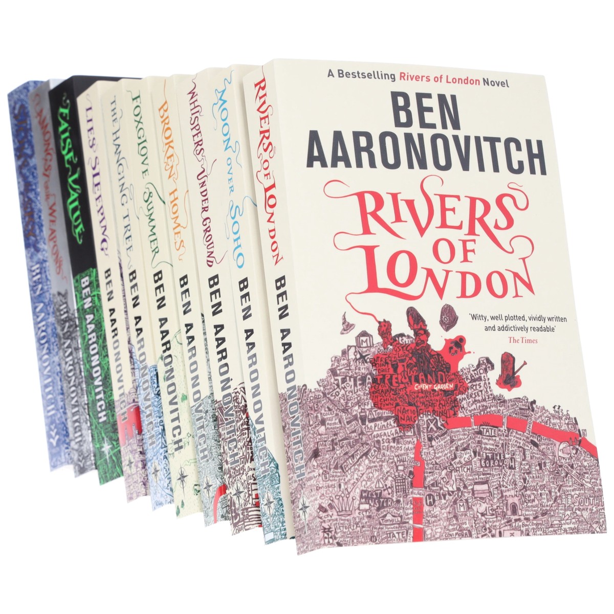 Rivers of London Series by Ben Aaronovitch 10 Books Collection Set - Fiction - Paperback