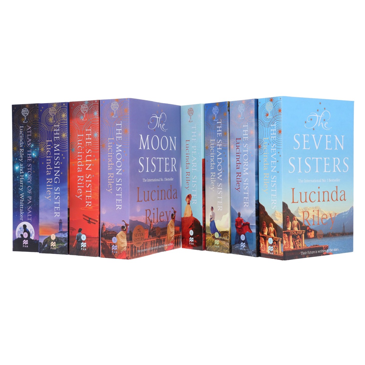 The Seven Sisters Series (Book 1-8) by Lucinda Riley 8 Books Collection Set - Fiction - Paperback