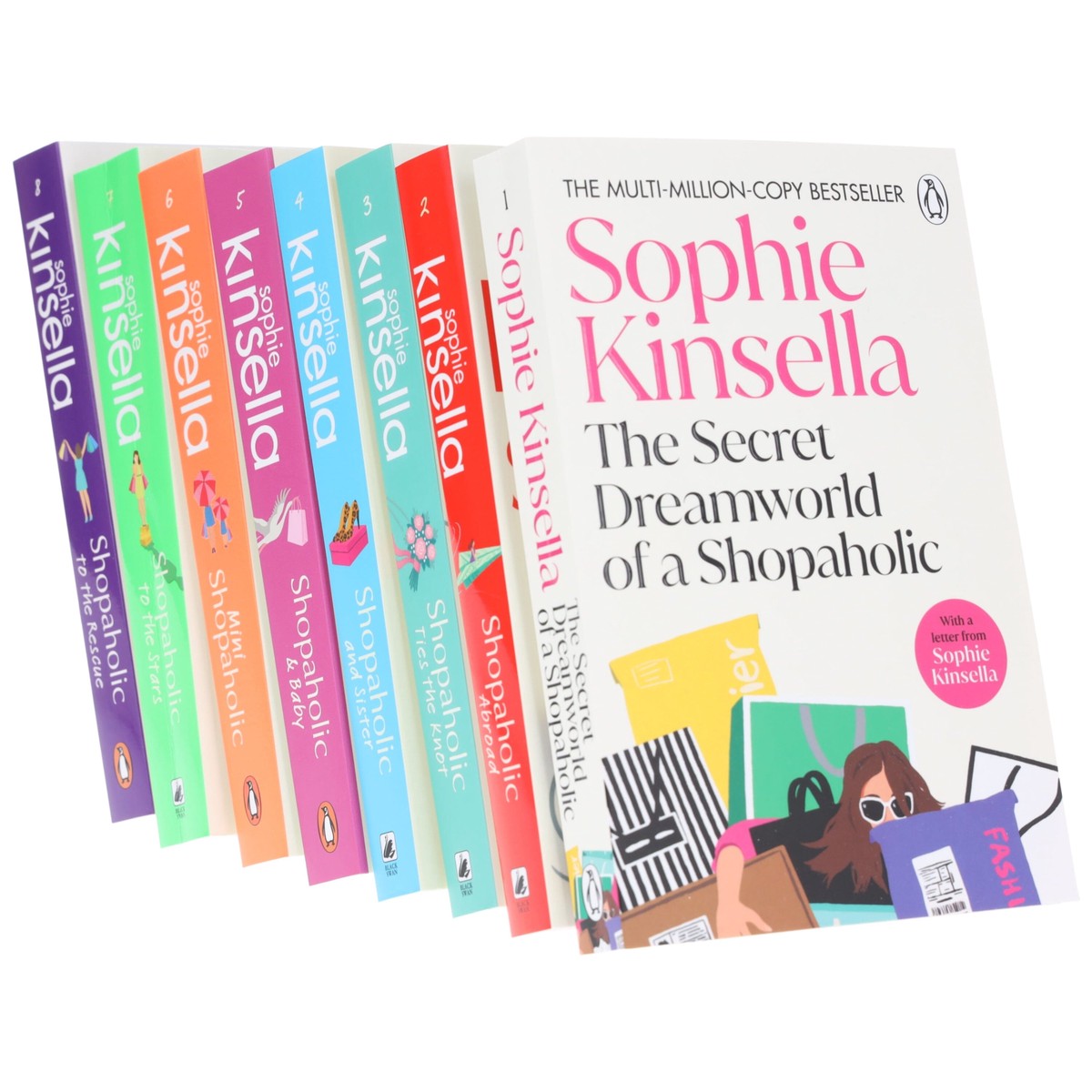 Shopaholic Series (Book 1-8) by Sophie Kinsella 8 Books Collection Set (A Becky Bloomwood Novel) - Fiction - Paperback