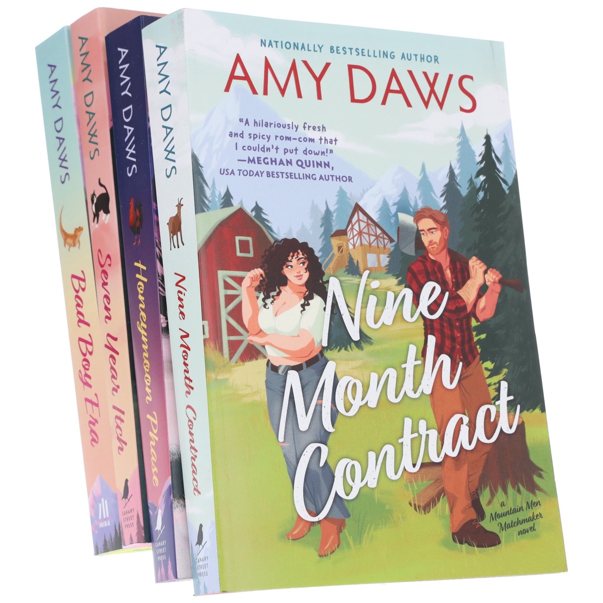 Mountain Men Matchmaker Series by Amy Daws 4 Book Sprayed Edges Collection Set - Fiction - Paperback