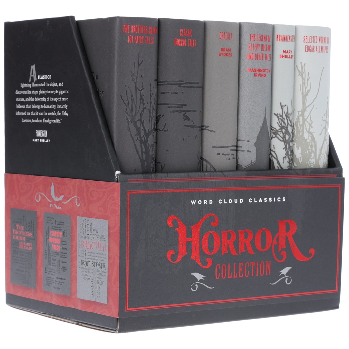 Word Cloud Classics: Horror Collection by Various 6 Books Collection Box Set - Fiction - Paperback/Flexibound