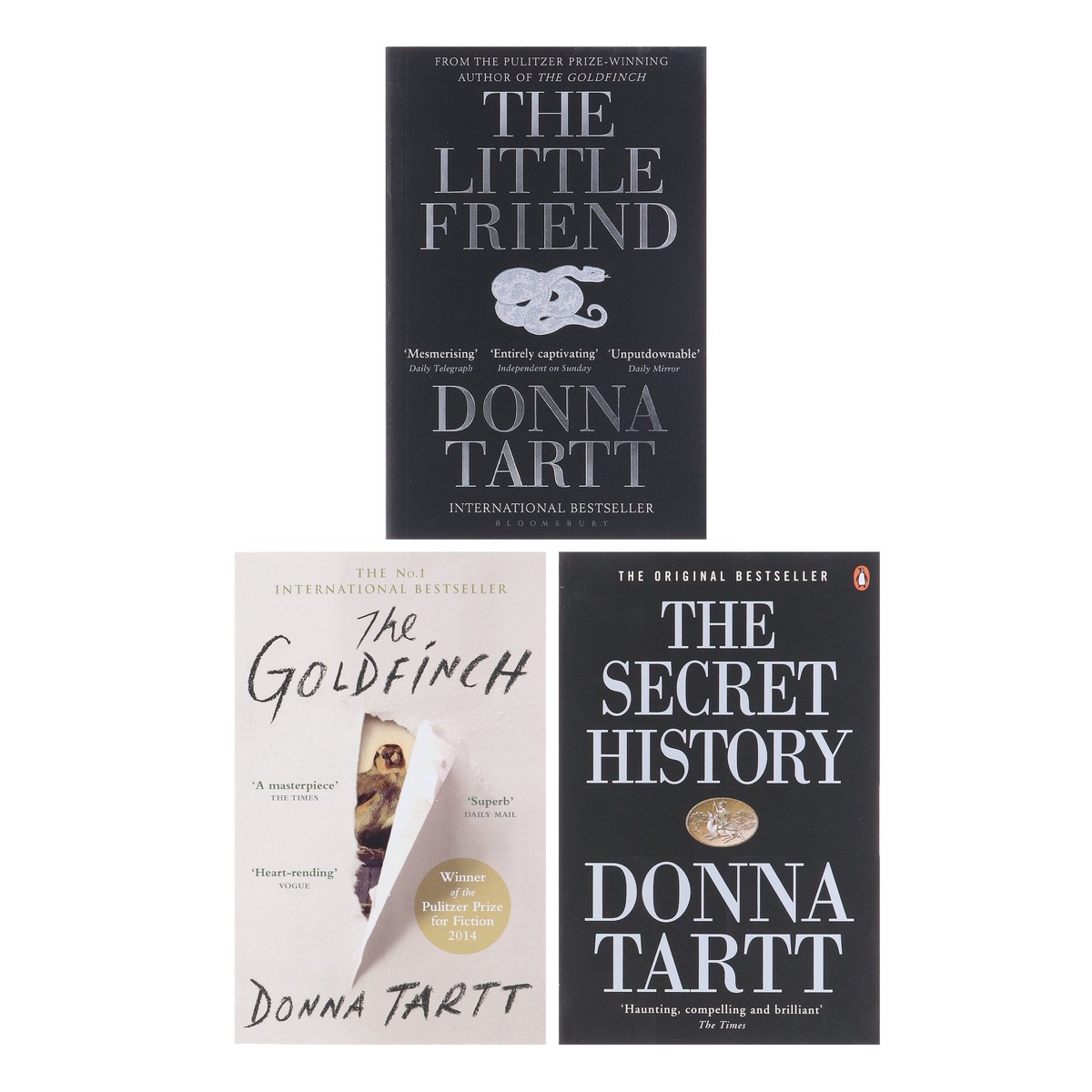 Damaged - Donna Tartt 3 Books Collection Set - Fiction - Paperback - T 40