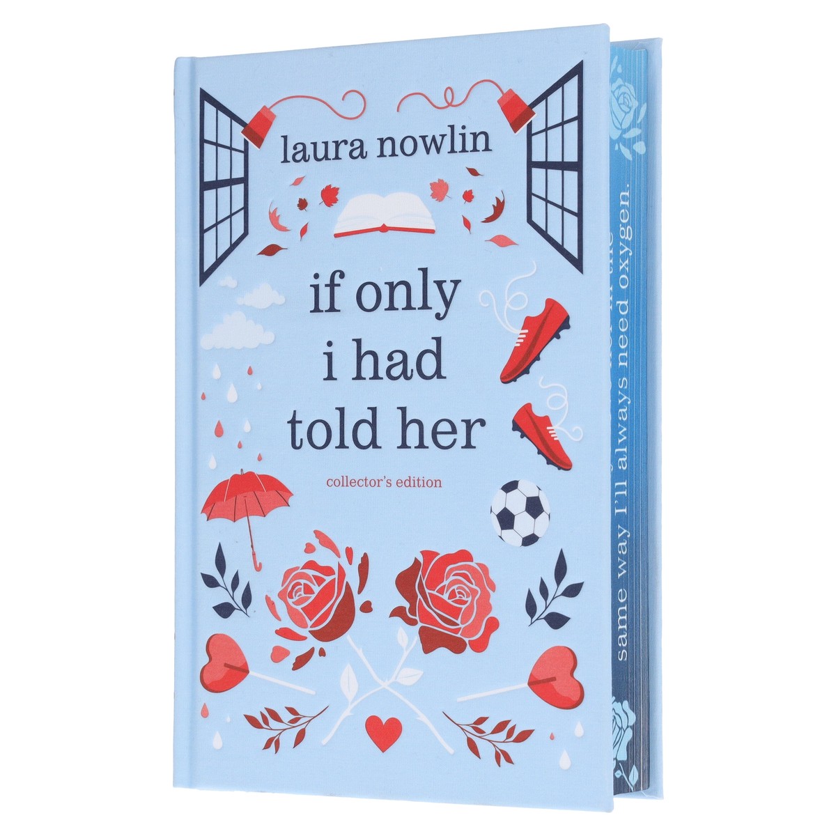 If Only I Had Told Her Collector's Edition by Laura Nowlin - Fiction - Sprayed Edge Hardback