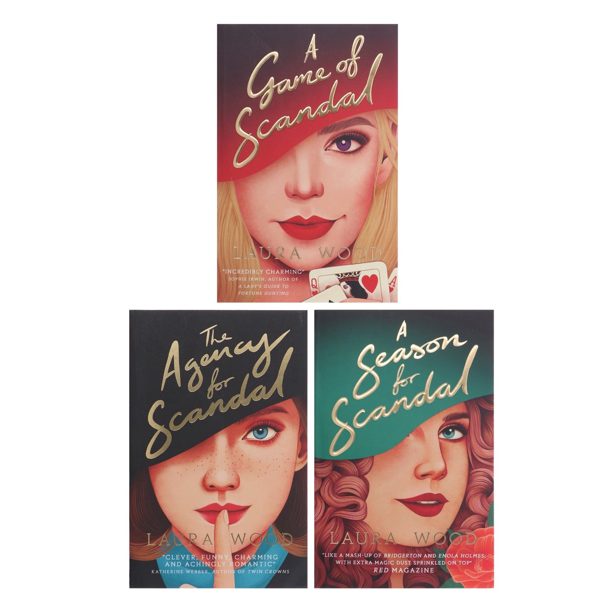 Damaged - The Agency For Scandal Series by Laura Wood 3 Books Collection Set - Fiction - Paperback - I 41