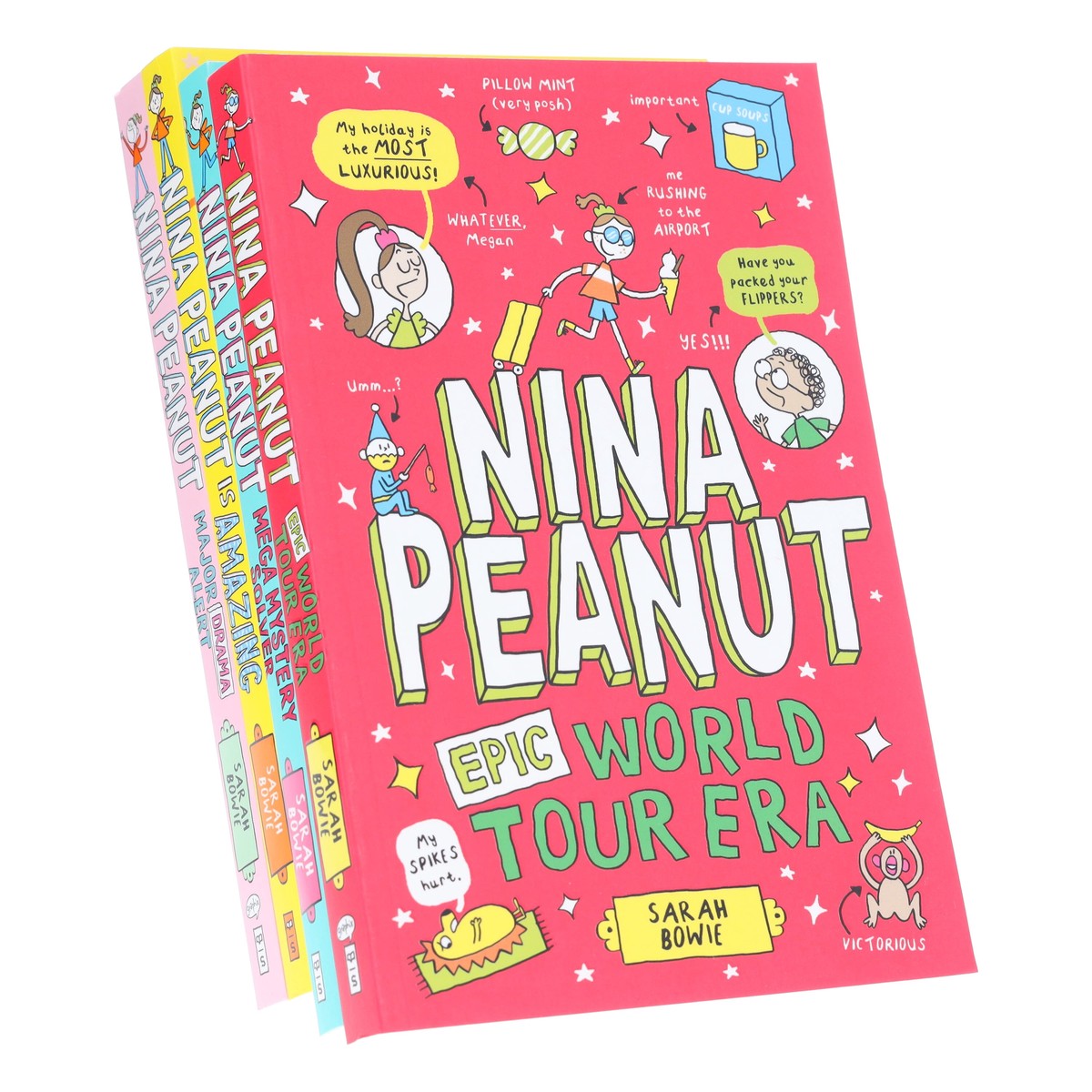 Nina Peanut Series by Sarah Bowie 4 Books Collection Set - Ages 9+ - Paperback