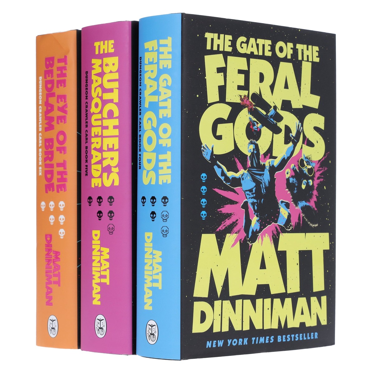 Dungeon Crawler Carl Series (Book 4-6) by Matt Dinniman 3 Books Collection Set - Fiction - Hardback