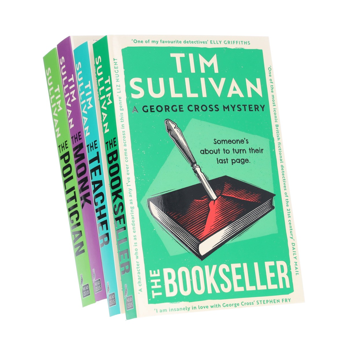 A George Cross Mysteries (Book 4-7) By Tim Sullivan 4 Books Collection Set - Fiction - Paperback
