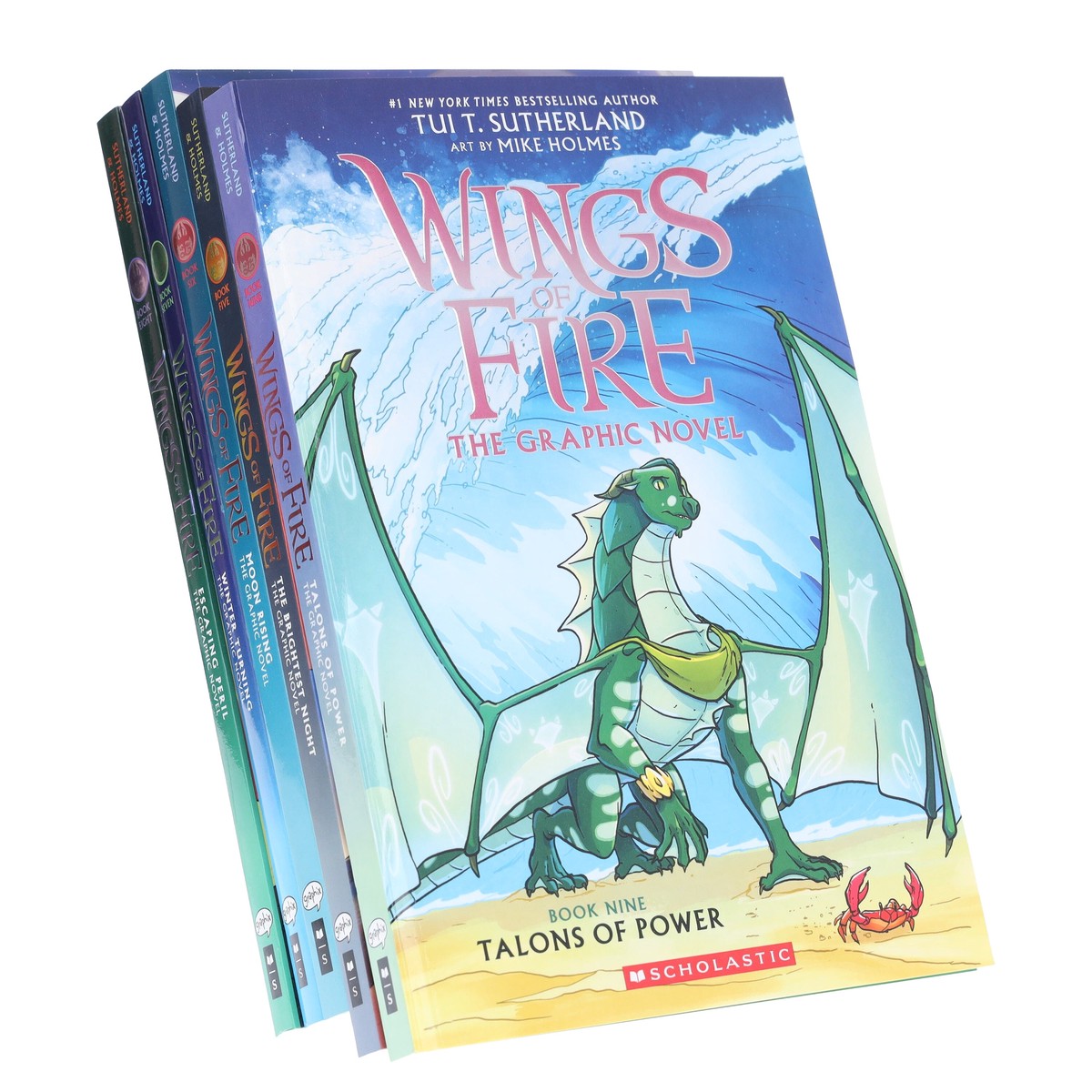 Wings of Fire Graphix Series (Book 5-9) By Tui T. Sutherland: Graphic Novels 5 Books Collection Set - Ages 8-12 - Paperback