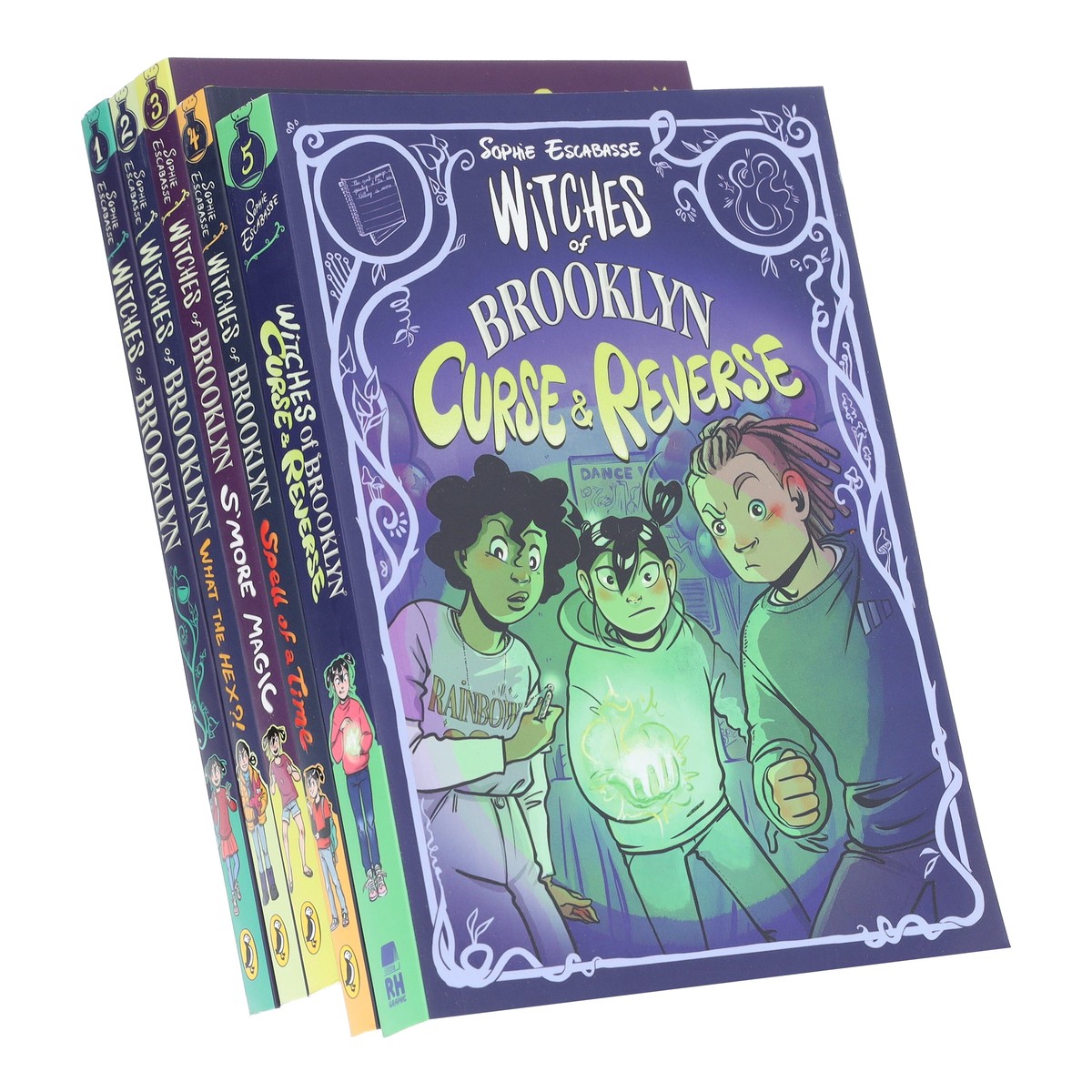 Witches of Brooklyn Graphic Novel Series by Sophie Escabasse 5 Books Collection Set - Ages 7-14 - Paperback